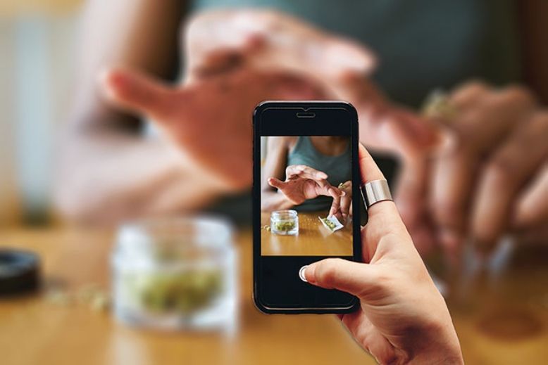 cannabis influencers, Social media influencers can help cannabis businesses get around advertising restrictions