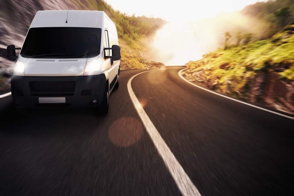 Image of a delivery van