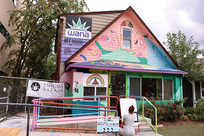 marijuana brand markets with new project, Wana Brands creates immersive public art installation in Denver