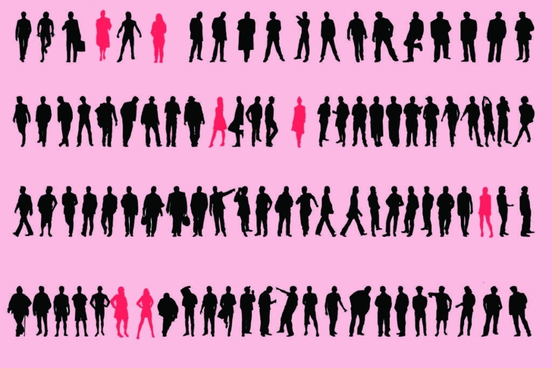 Image depicting smaller number of businesswomen