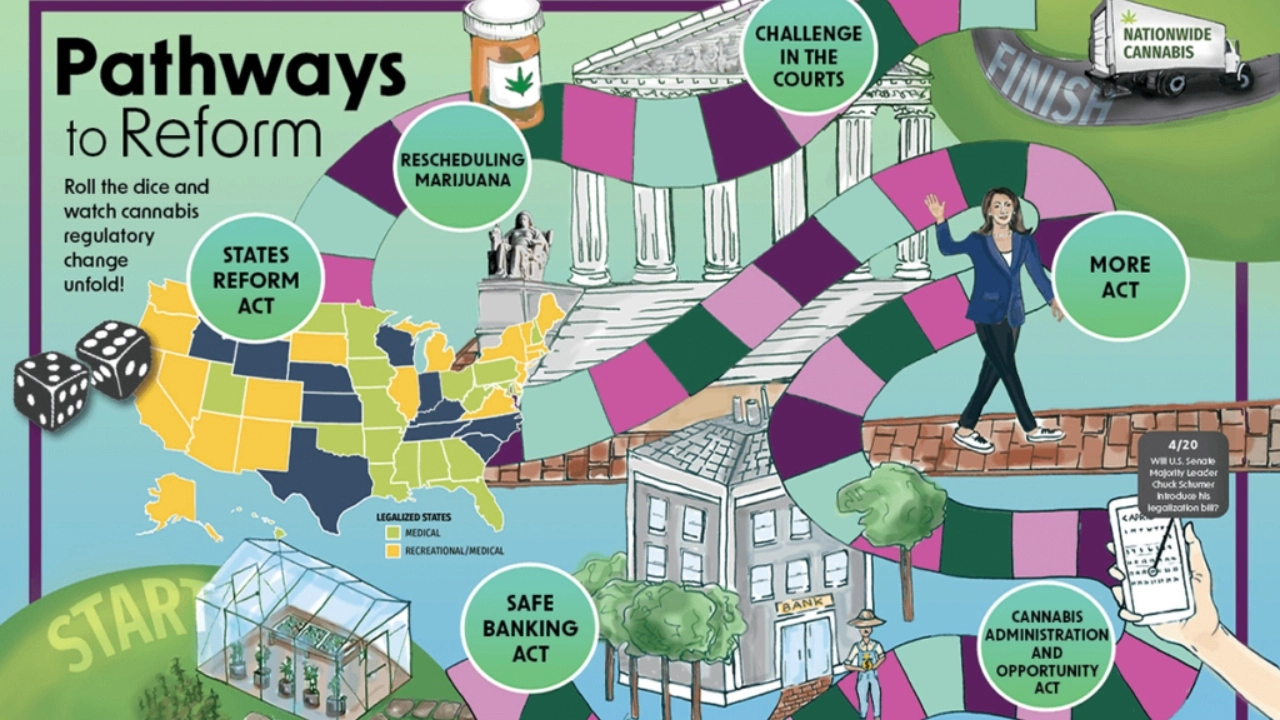 Image depicting pathways to marijuana legalization