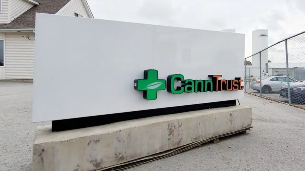 Image of CannTrust headquarters sign