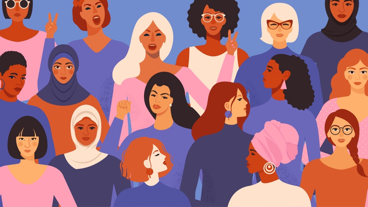 Image depicting a diverse group of women