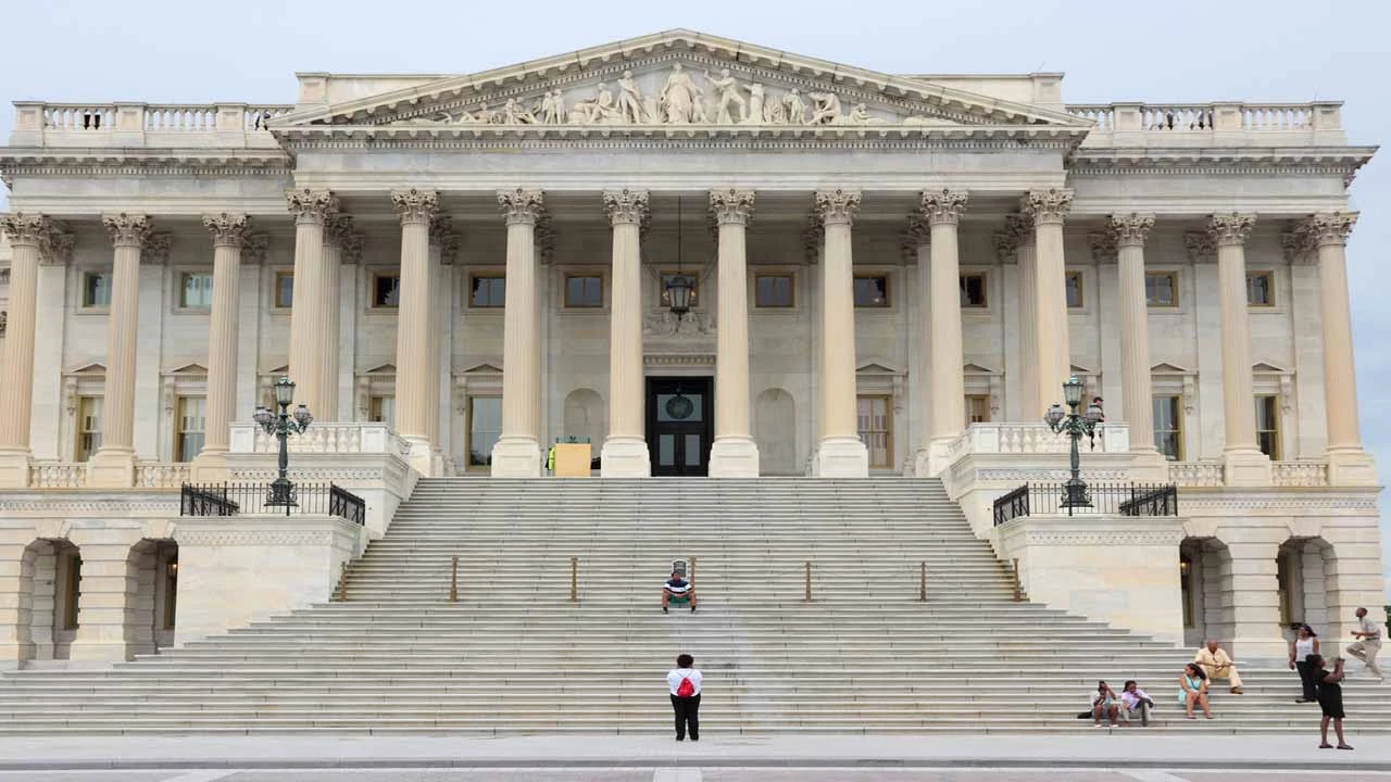 Image of the Senate wing at the U.S. Capitol buidling