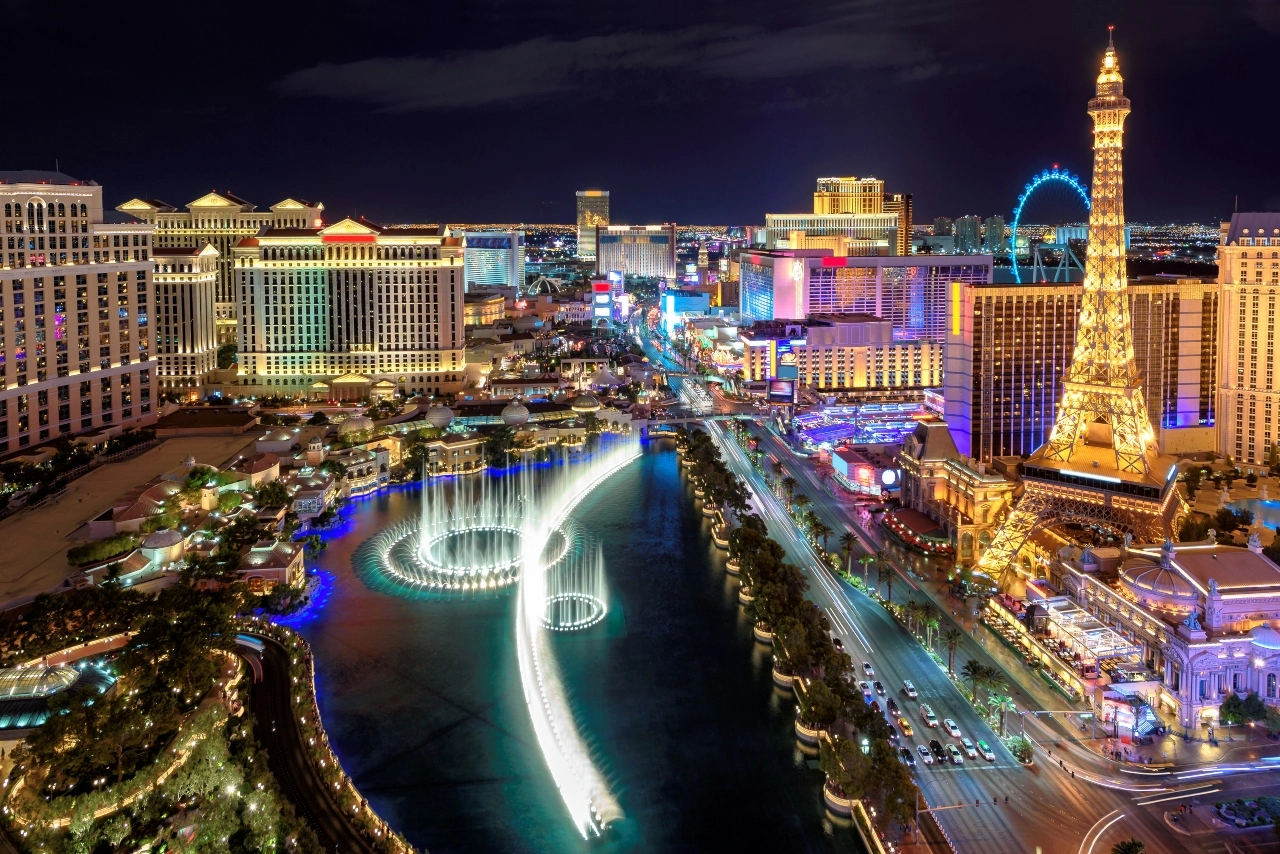 An image of the Las Vegas strip