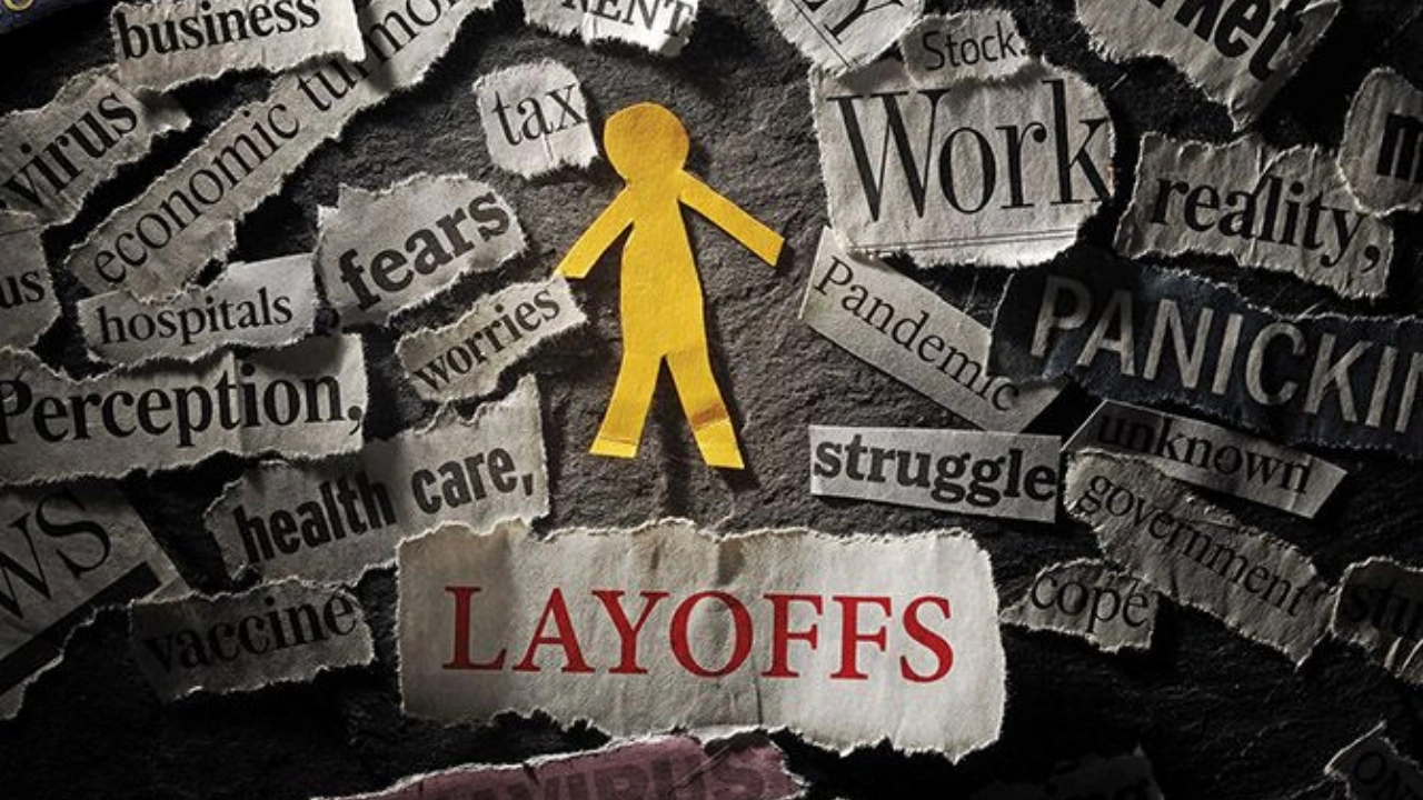 Image depicting economic woes, layoffs, recession