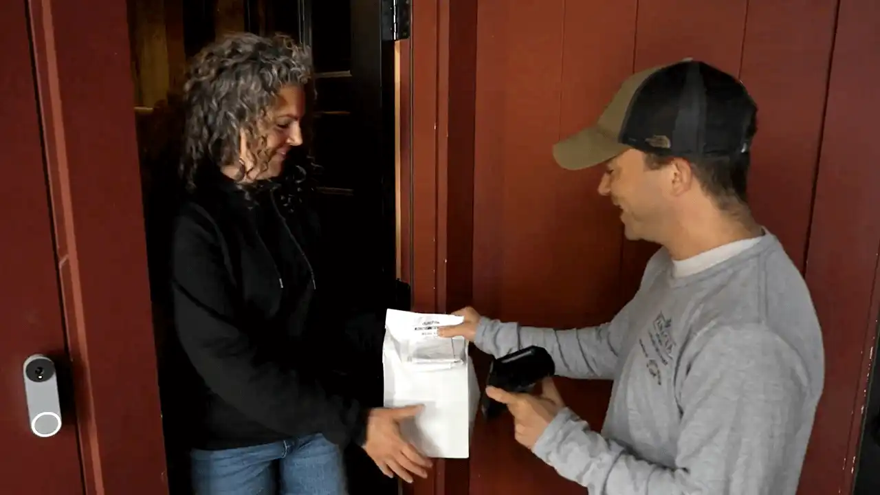 Image of residential delivery service