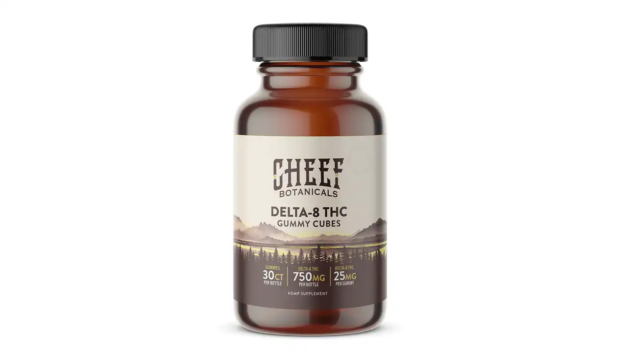 Image of Cheef delta-8 gummy cubes