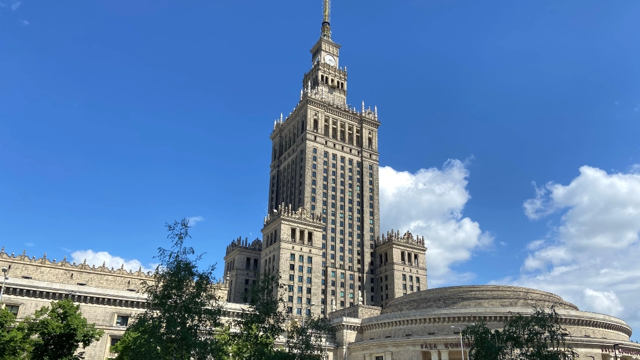 Iimage of the Palace of Culture and Science in Warsaw, Poland