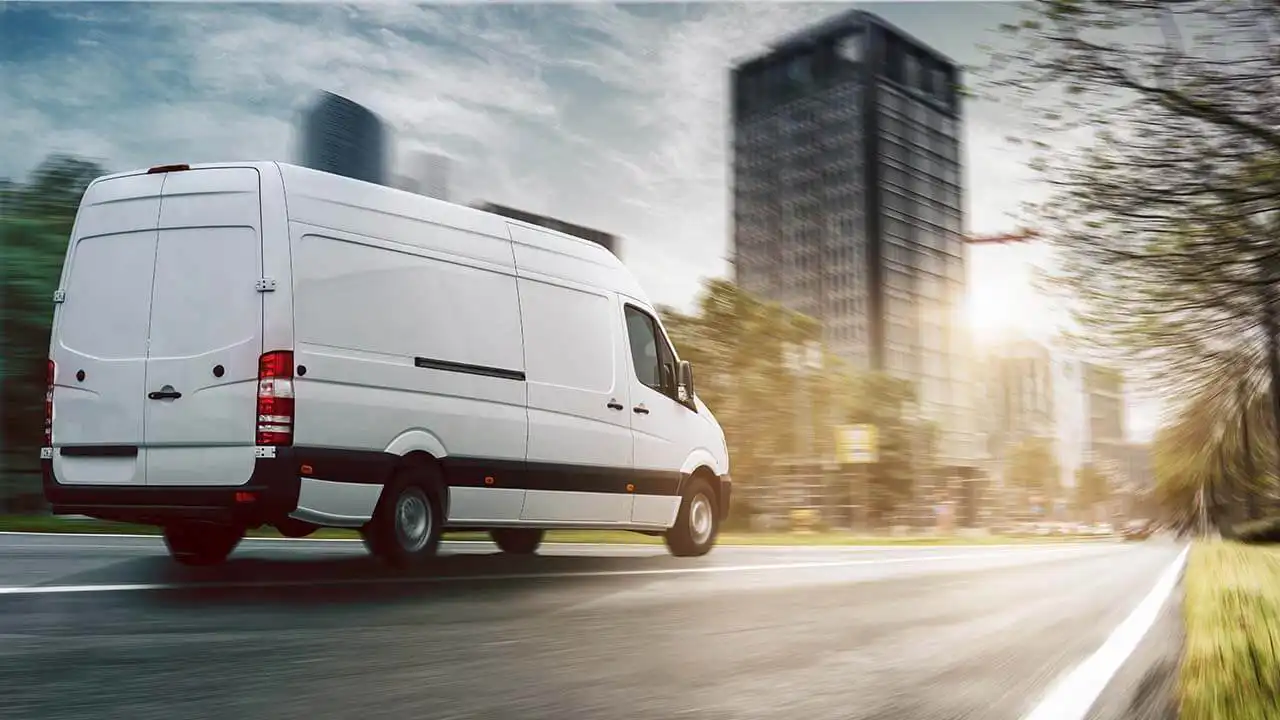 Image of a delivery van